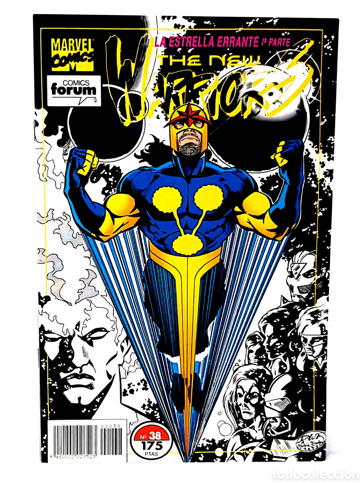 C&oacute;mics: DE KIOSCO THE NEW WARRIORS 38 FORUM COMICS GRAPA - Foto 1