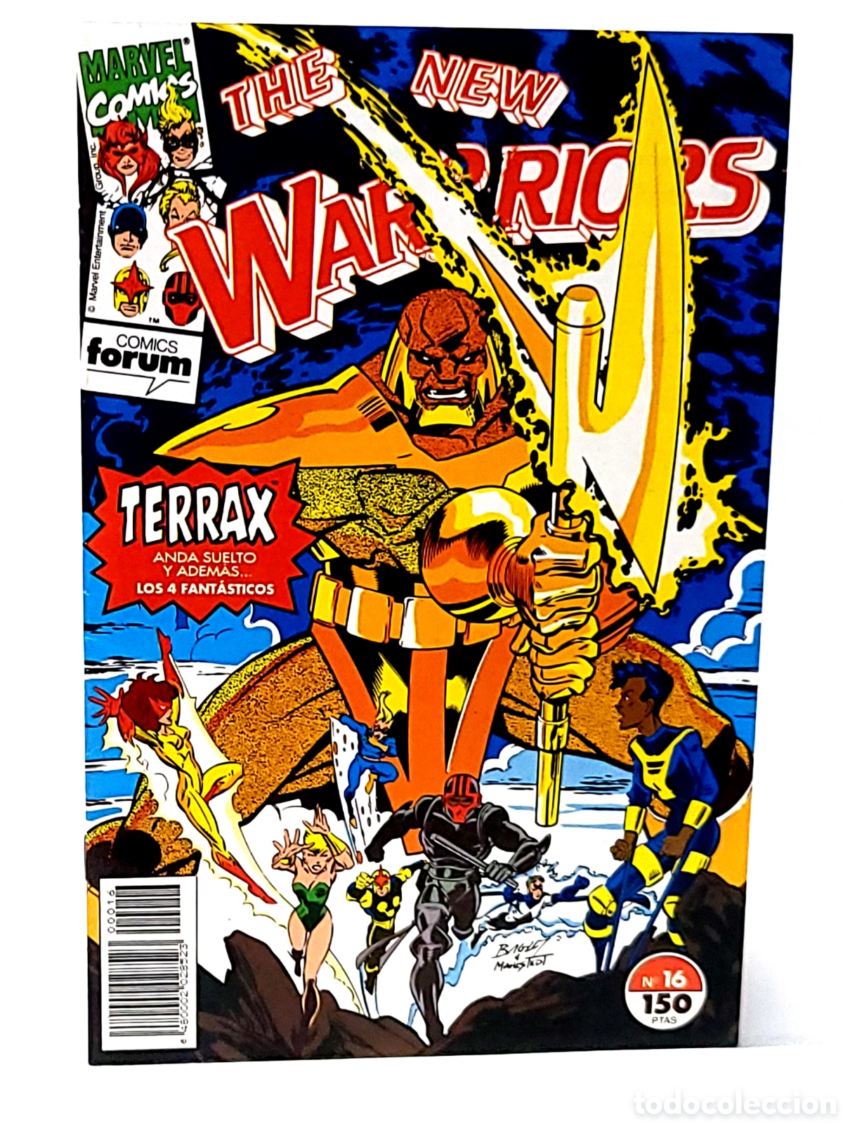 C&oacute;mics: DE KIOSCO THE NEW WARRIORS 16 FORUM COMICS GRAPA - Foto 1