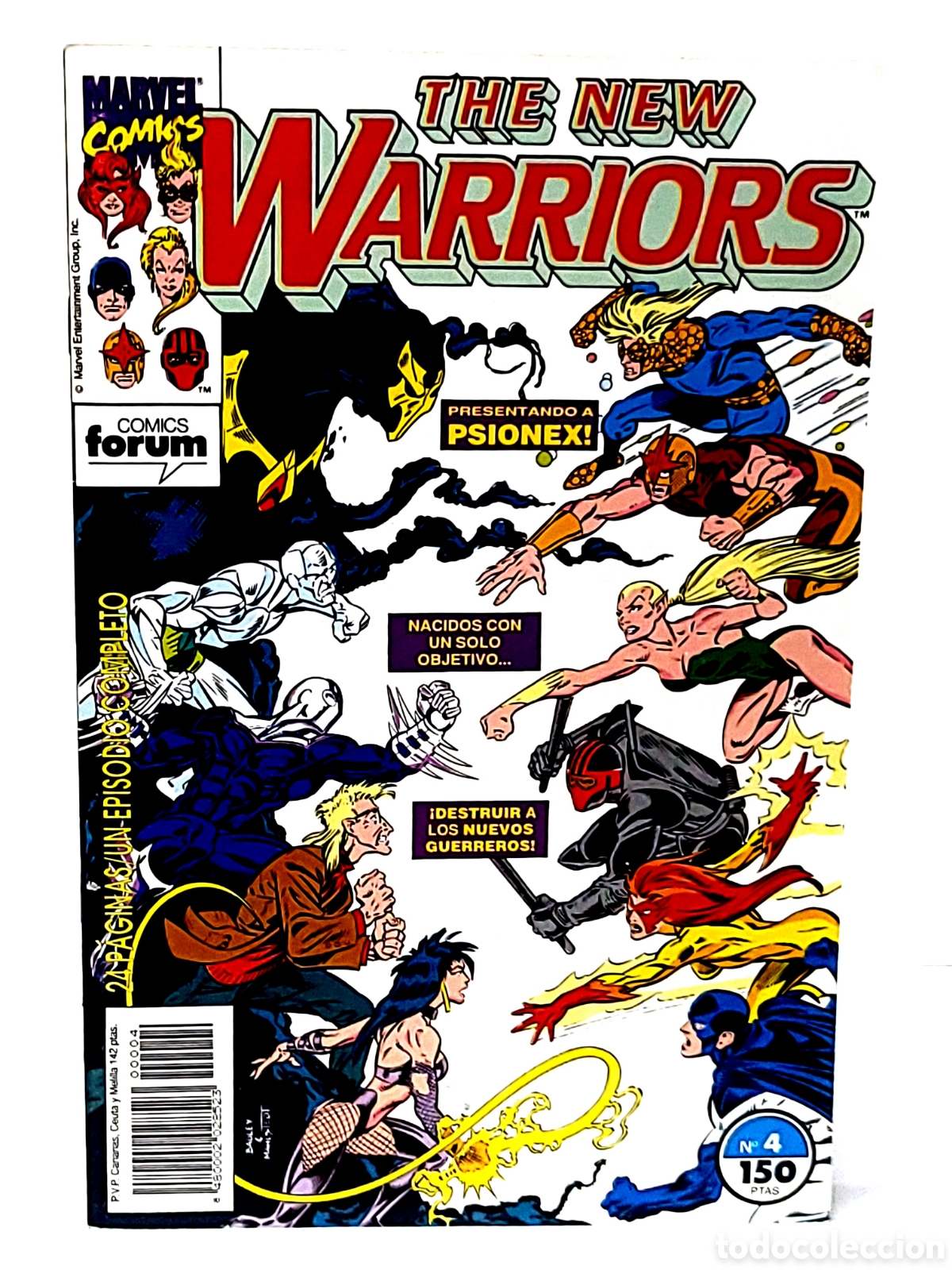C&oacute;mics: DE KIOSCO THE NEW WARRIORS 4 FORUM COMICS GRAPA - Foto 1