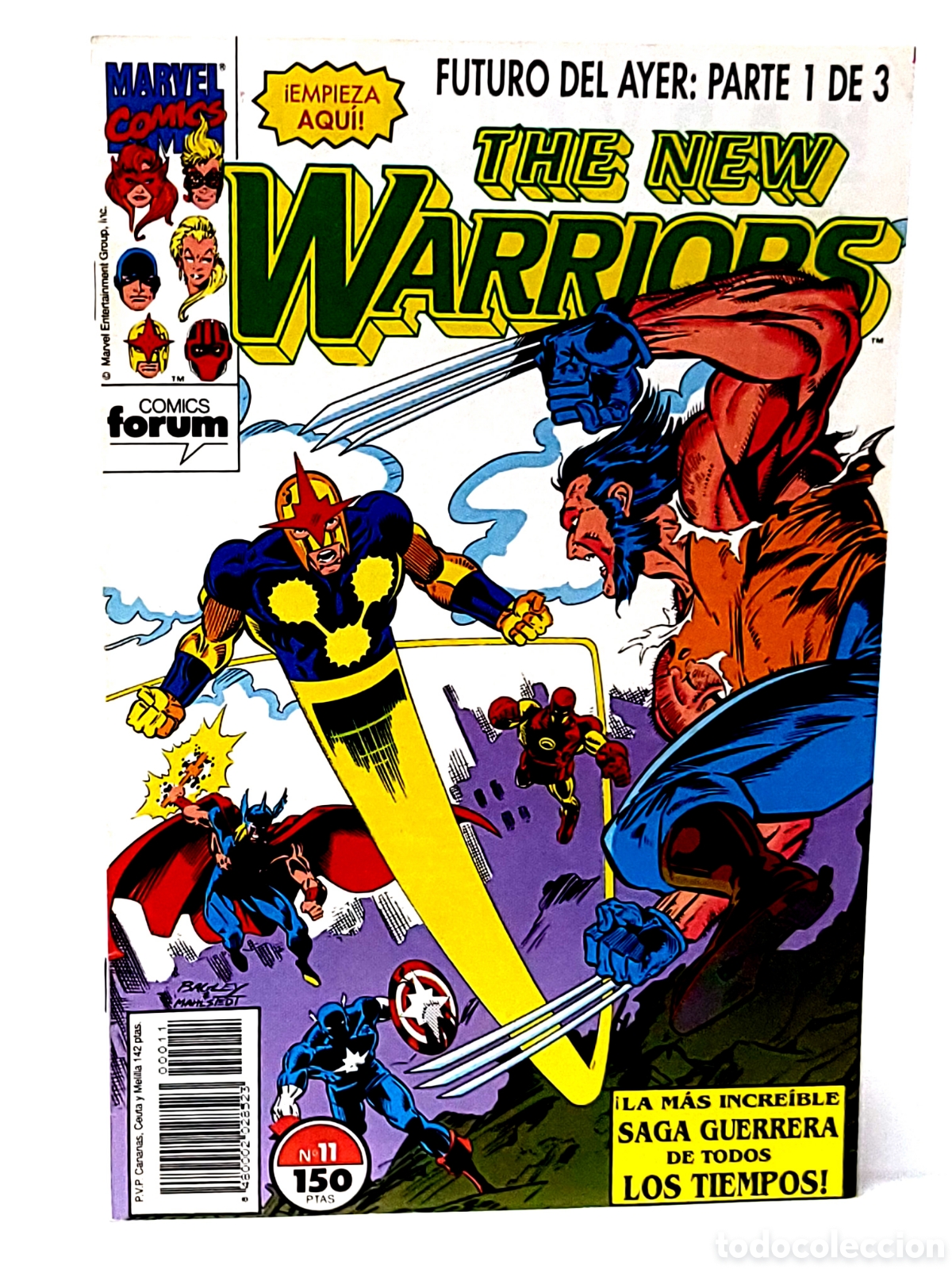C&oacute;mics: DE KIOSCO THE NEW WARRIORS 11 FORUM COMICS GRAPA - Foto 1
