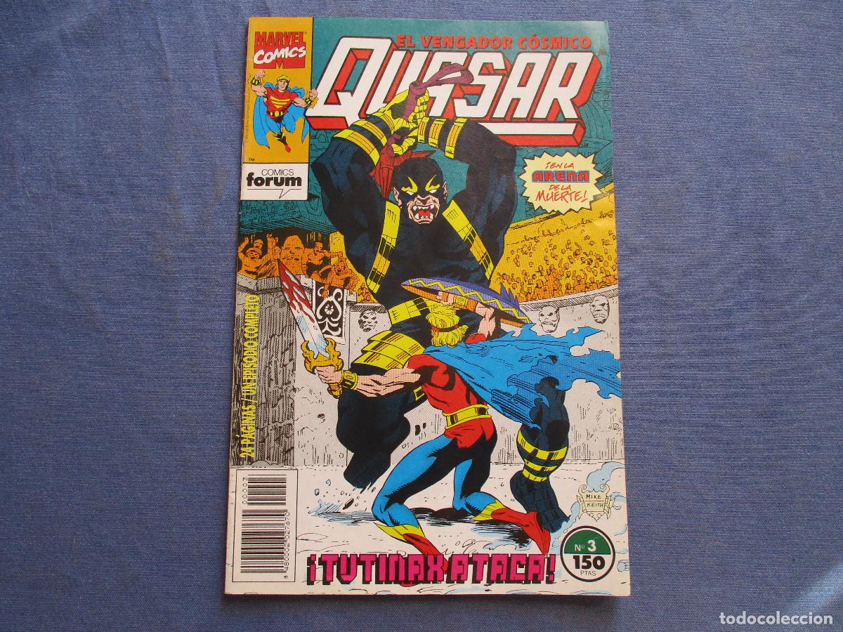 C&oacute;mics: MARVEL / QUASAR N.&ordm; 3 FORUM 1993 - Foto 2