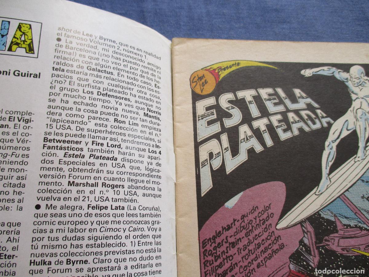 C&oacute;mics: MARVEL / ESTELA PLATEADA N.&ordm; 5 FORUM 1989 - Foto 3