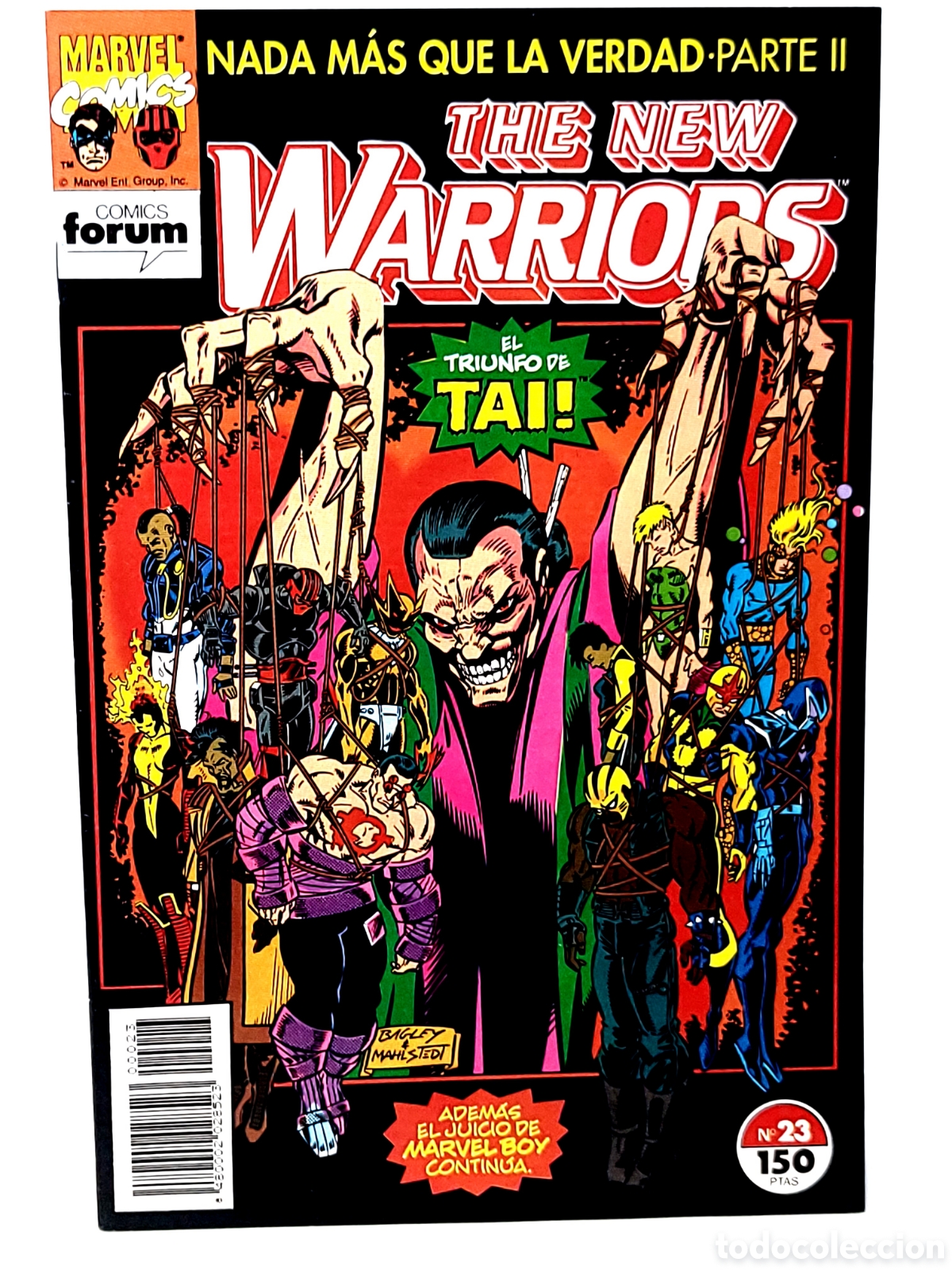 C&oacute;mics: DE KIOSCO THE NEW WARRIORS 23 FORUM COMICS GRAPA - Foto 1