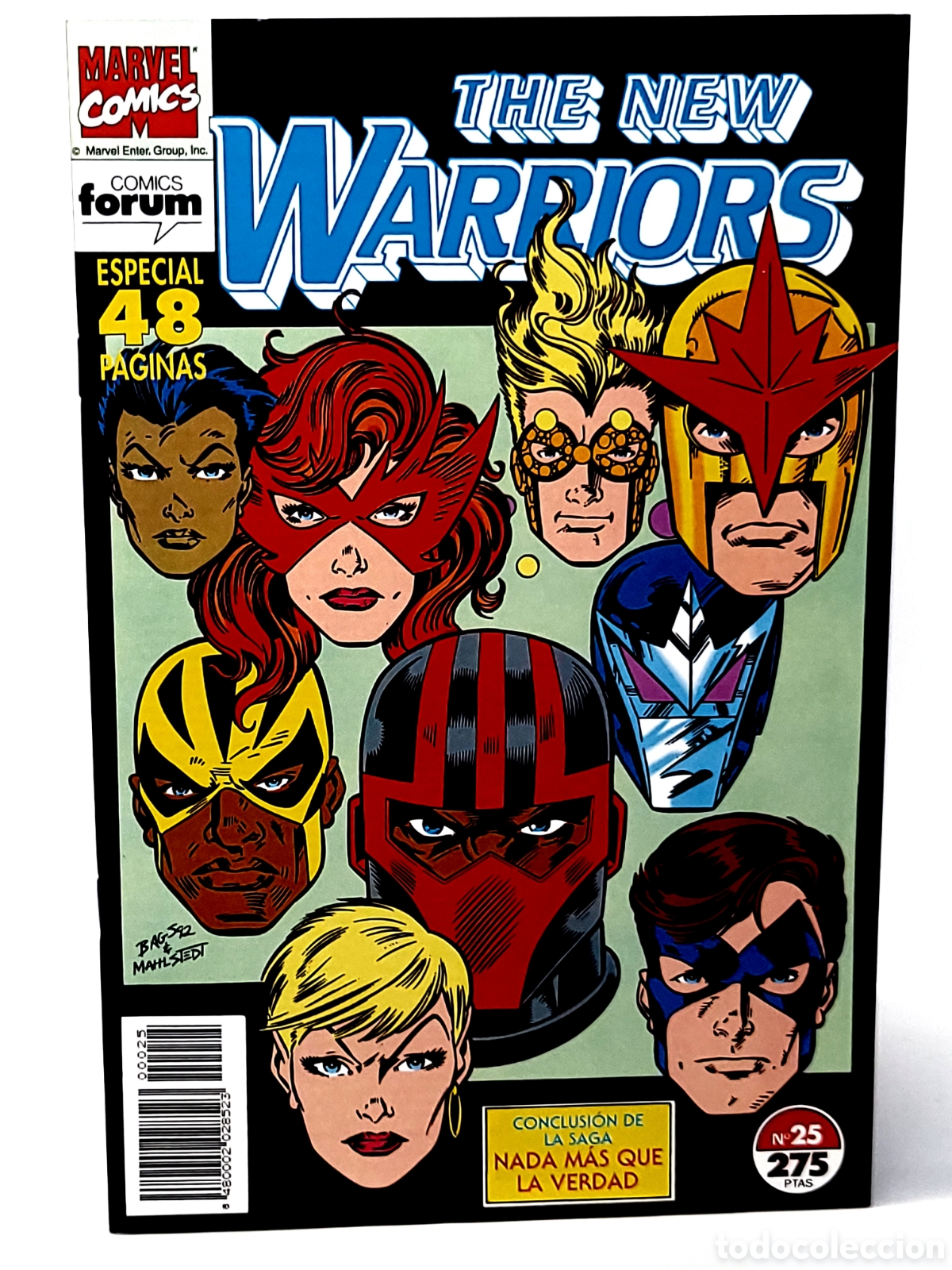 C&oacute;mics: DE KIOSCO THE NEW WARRIORS 25 FORUM COMICS GRAPA - Foto 1