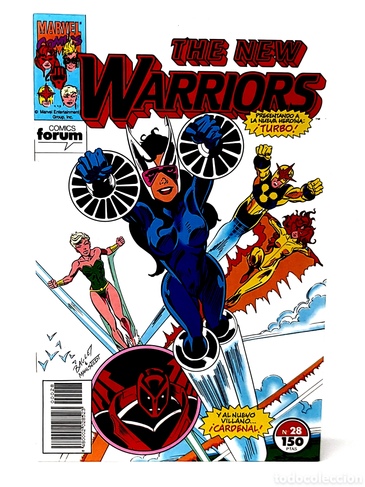C&oacute;mics: DE KIOSCO THE NEW WARRIORS 28 FORUM COMICS GRAPA - Foto 1