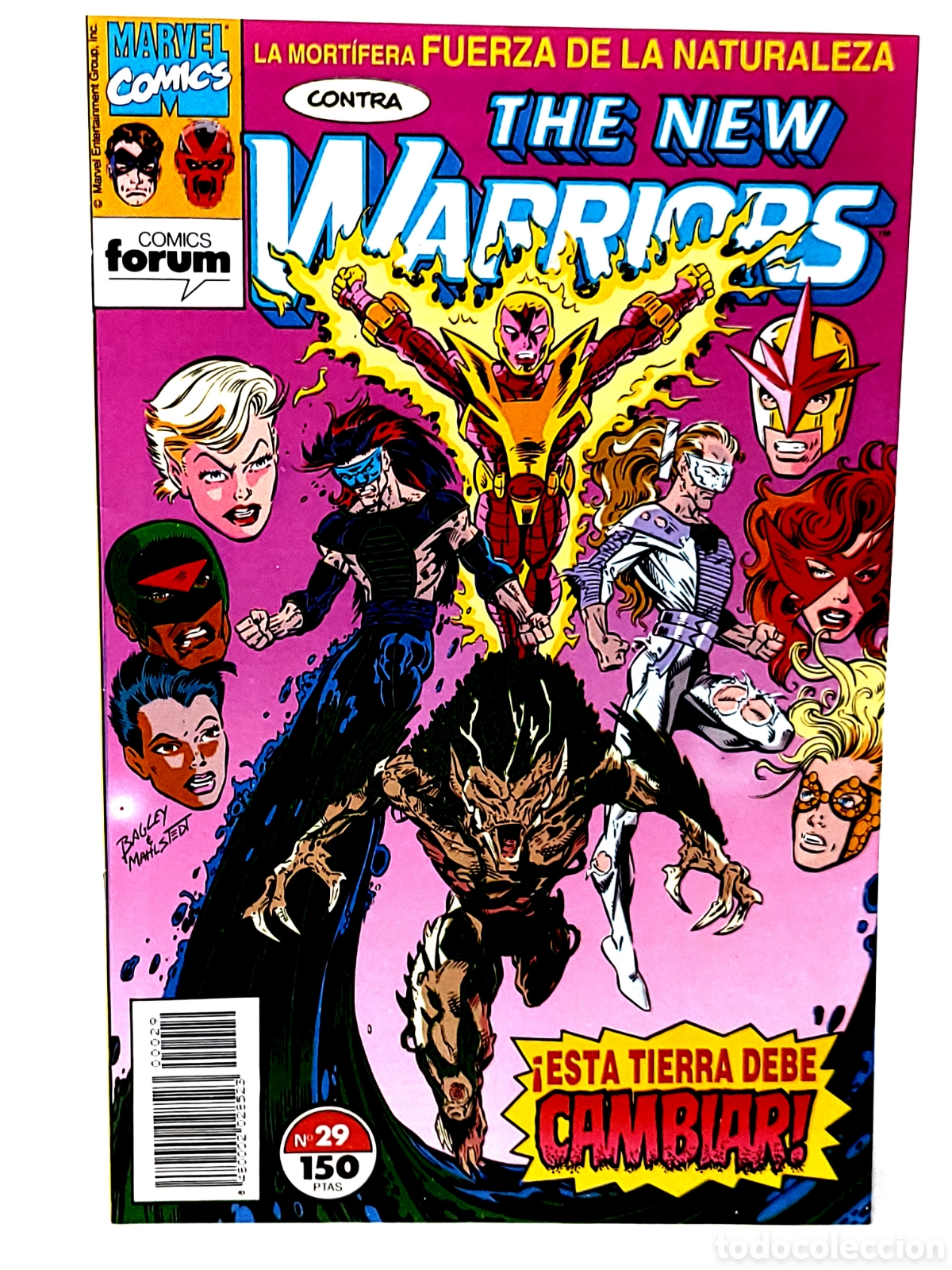 C&oacute;mics: DE KIOSCO THE NEW WARRIORS 29 FORUM COMICS GRAPA - Foto 1