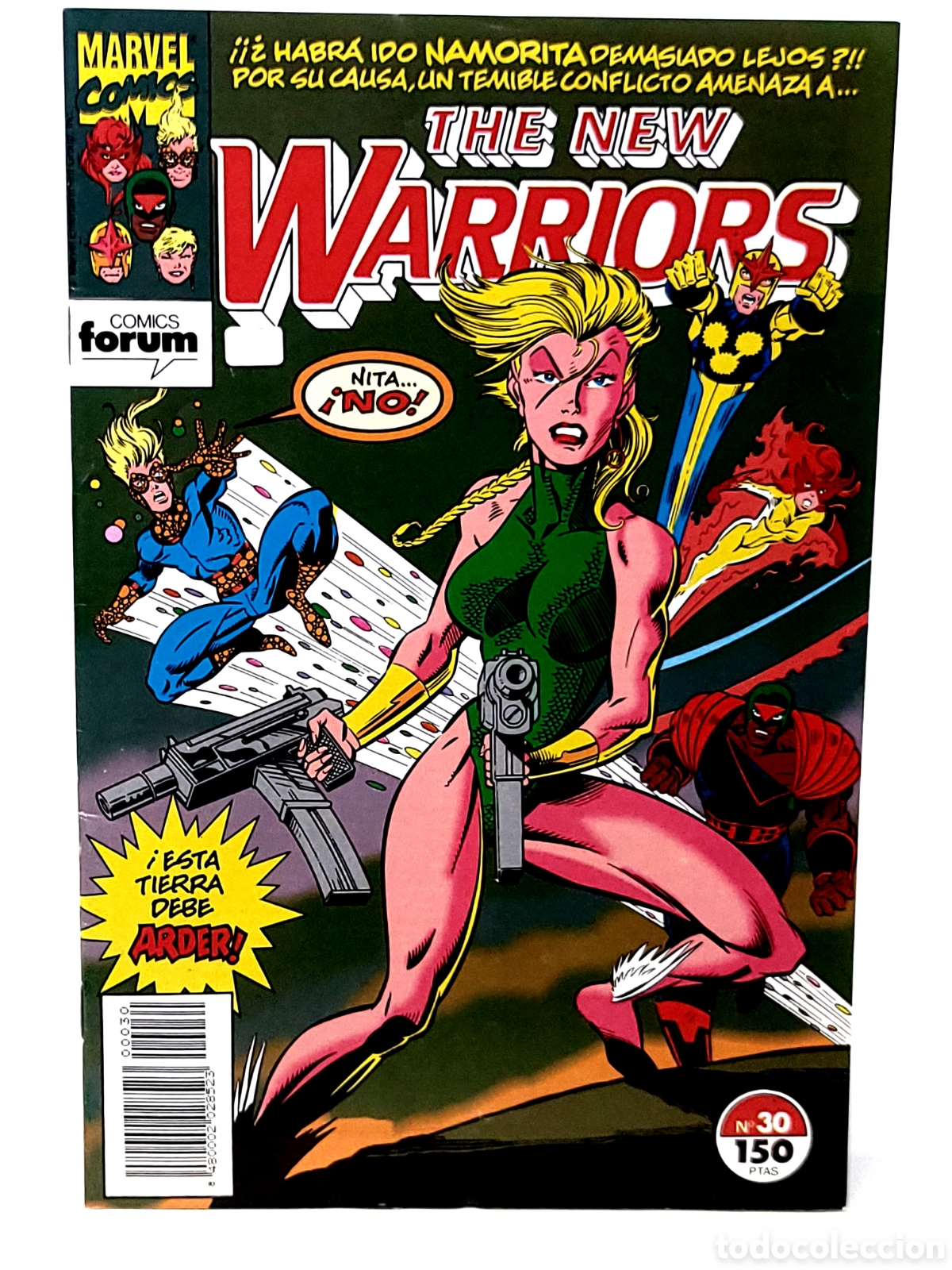 C&oacute;mics: DE KIOSCO THE NEW WARRIORS 30 FORUM COMICS GRAPA - Foto 1