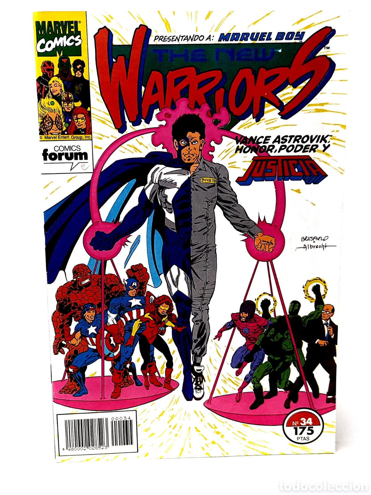 C&oacute;mics: EXCELENTE ESTADO THE NEW WARRIORS 34 FORUM COMICS GRAPA - Foto 1