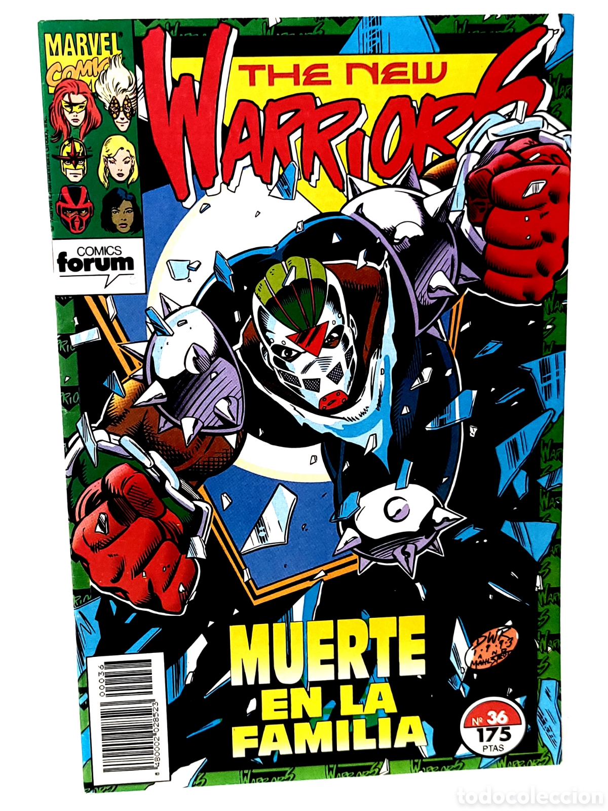 C&oacute;mics: EXCELENTE ESTADO THE NEW WARRIORS 36 FORUM COMICS GRAPA - Foto 1