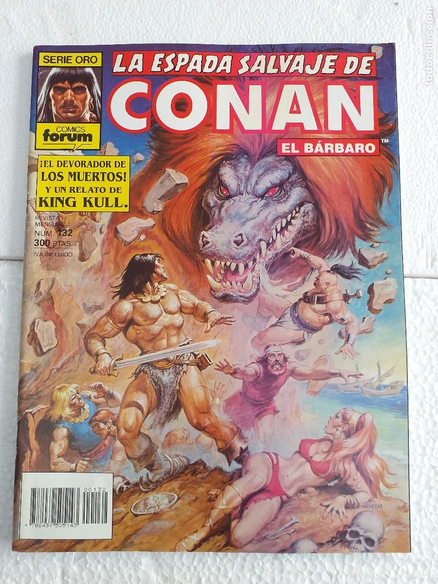 C&oacute;mics: LA ESPADA SALVAJE DE CONAN - N&ordm; 132 - &iexcl;El devorador de los muertos! - FORUM - Foto 1