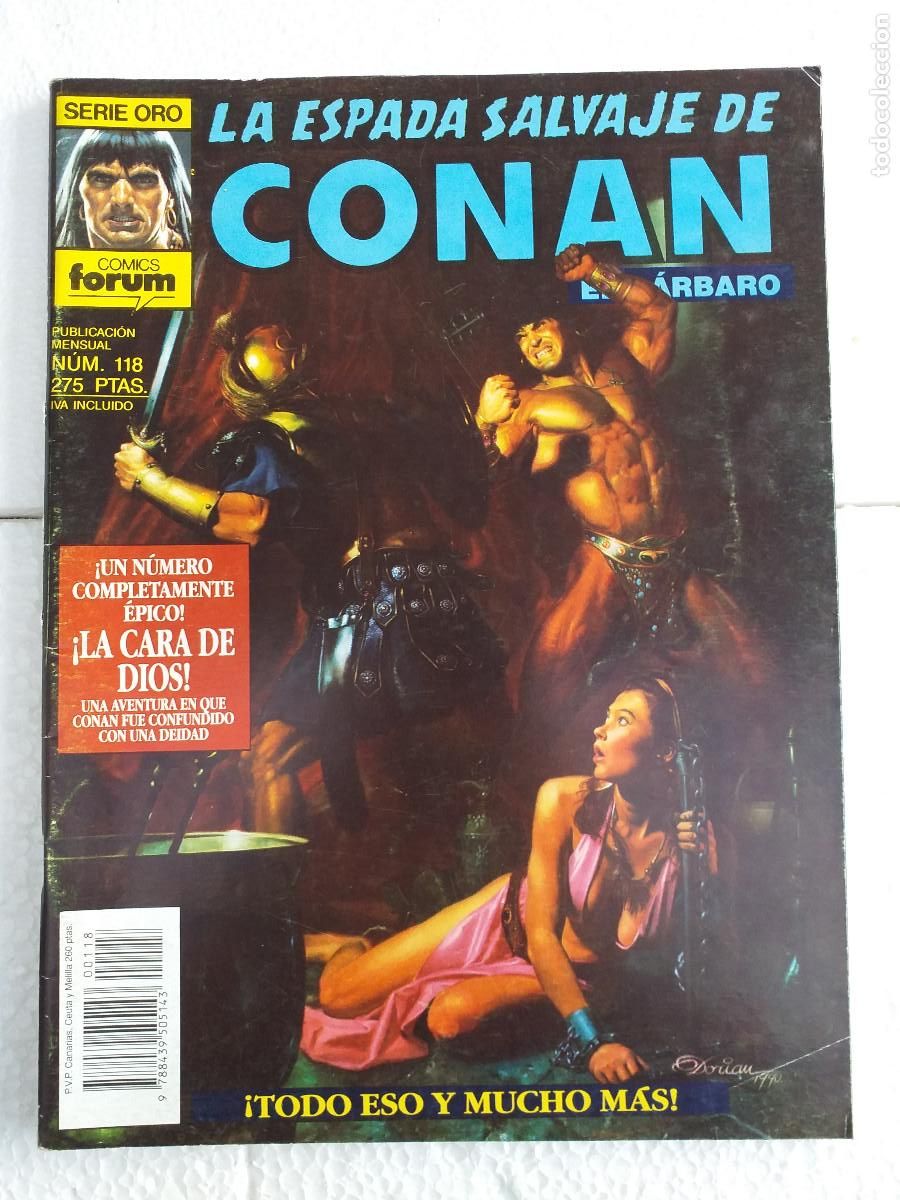 C&oacute;mics: LA ESPADA SALVAJE DE CONAN - N&ordm; 118 - La cara de dios - FORUM - Foto 1