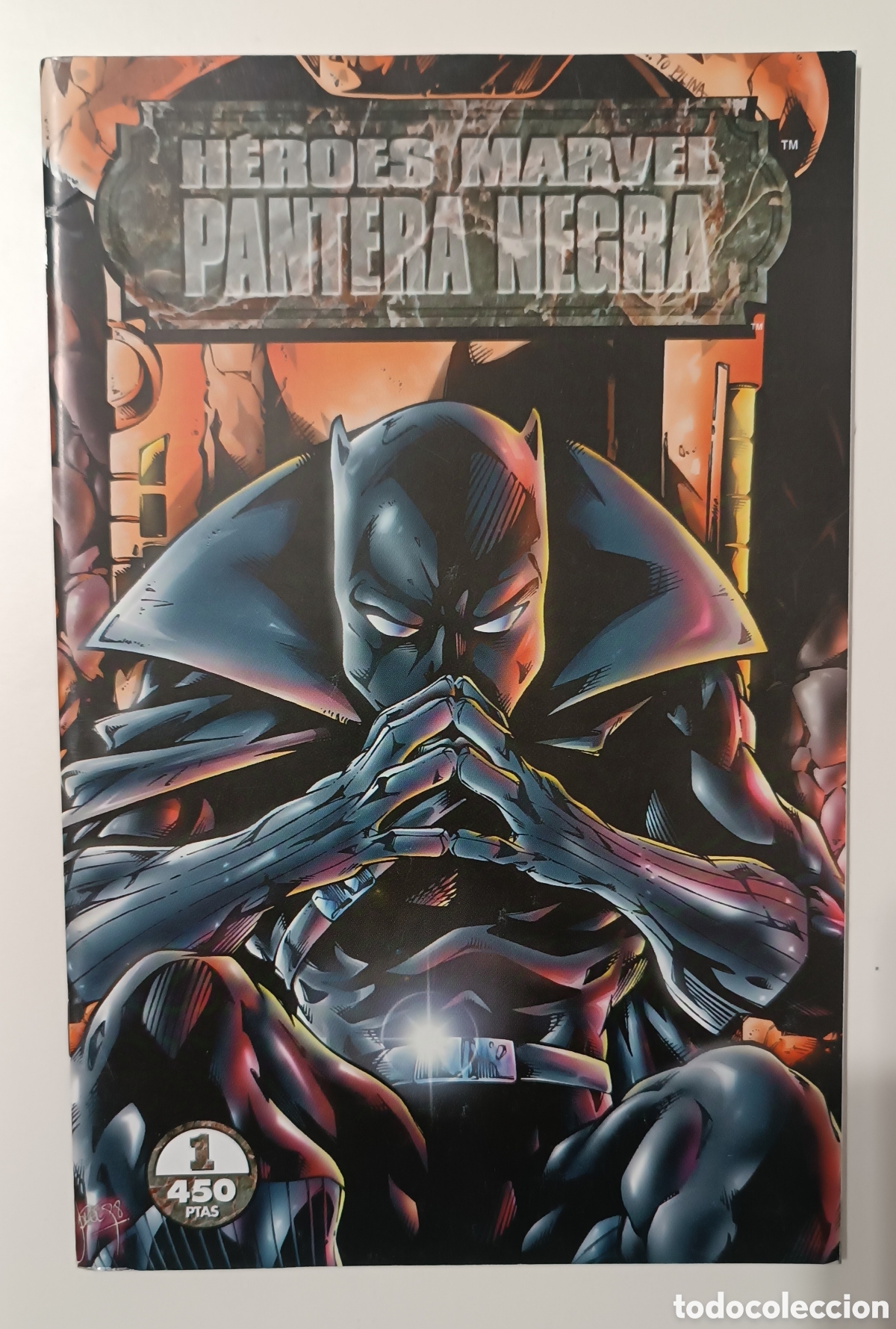 C&oacute;mics: H&eacute;roes Marvel (1998) n&uacute;m. 8 - PANTERA NEGRA - Foto 1