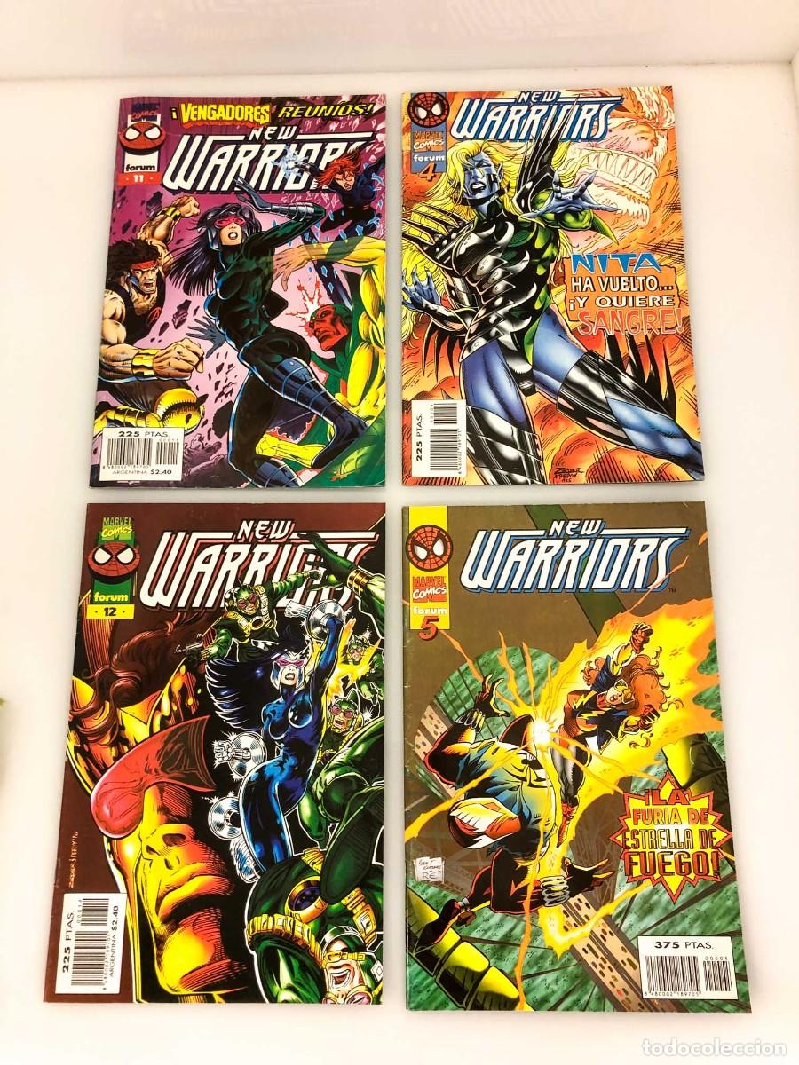 C&oacute;mics: New Warriors - Lote de 4 n&uacute;meros (4, 5, 11 y 12) - Foto 1