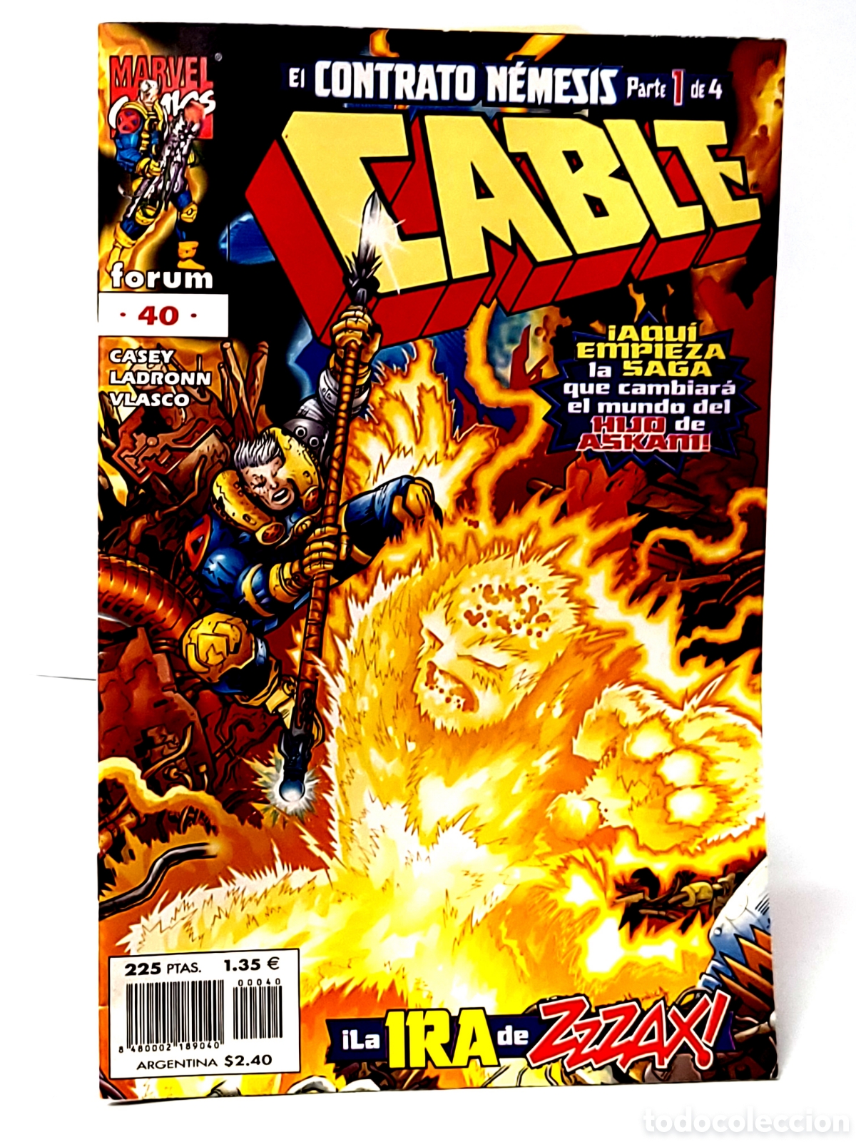 C&oacute;mics: DE KIOSCO CABLE 40 VOL2 FORUM COMICS VOL.2 VOLUMEN GRAPA MARVEL - Foto 1