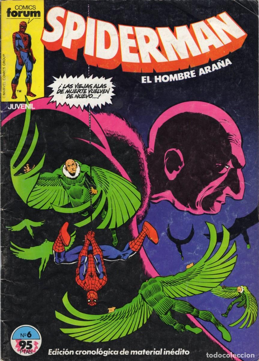 C&oacute;mics: SPIDERMAN N&ordm; 6 EL HOMBRE ARA&Ntilde;A EDICIONES FORUM 1983 - Foto 1
