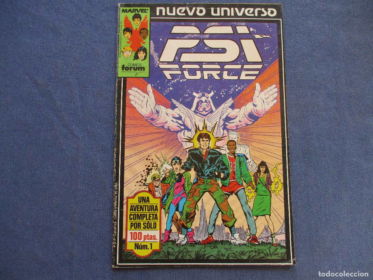 C&oacute;mics: MARVEL / PSI FORCE N.&ordm; 1 - NUEVO UNIVERSO MARVEL - FORUM 1988 - Foto 1