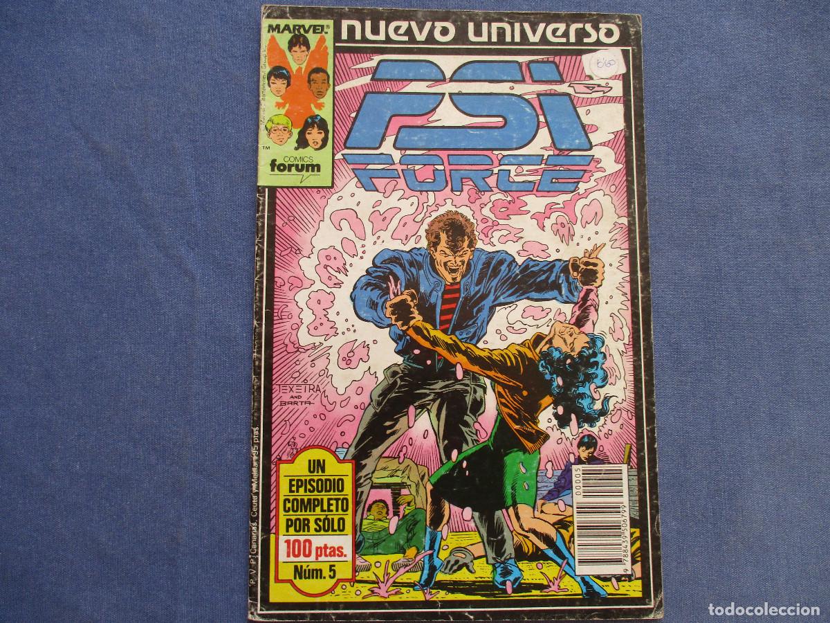 C&oacute;mics: MARVEL / PSI FORCE N.&ordm; 5 - NUEVO UNIVERSO MARVEL - FORUM 1988 - Foto 2