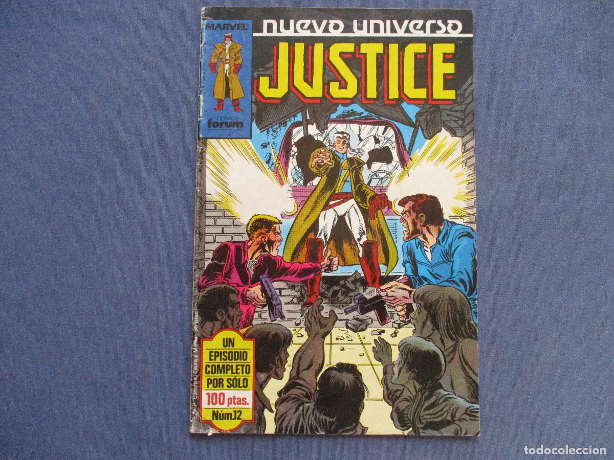 C&oacute;mics: MARVEL / JUSTICE N.&ordm; 12 - NUEVO UNIVERSO MARVEL - FORUM 1989 - Foto 2