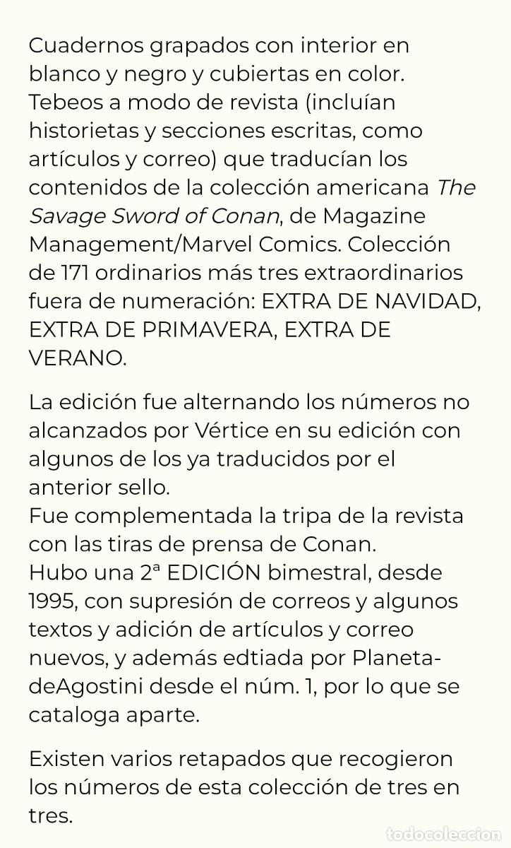 C&oacute;mics: LOTE LA ESPADA SALVAJE DE CONAN VOL.1 [1&ordf; EDICI&Oacute;N] - Foto 8