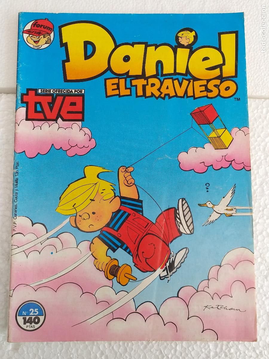 C&oacute;mics: DANIEL EL TRAVIESO - N&ordm; 25 - BUEN PERRO - 1987 FORUM - Foto 1