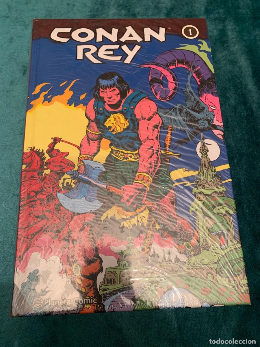C&oacute;mics: COMICS; &laquo;CONAN REY&raquo; INTEGRAL TOMOS 1-2-3-4 NUEVOS - Foto 3