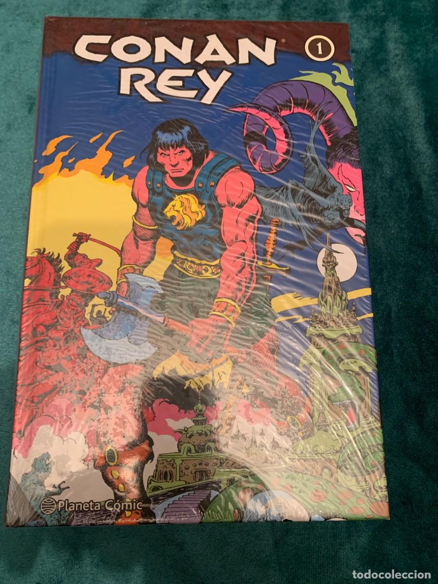 C&oacute;mics: COMICS; &laquo;CONAN REY&raquo; INTEGRAL TOMOS 1-2-3-4 NUEVOS - Foto 4