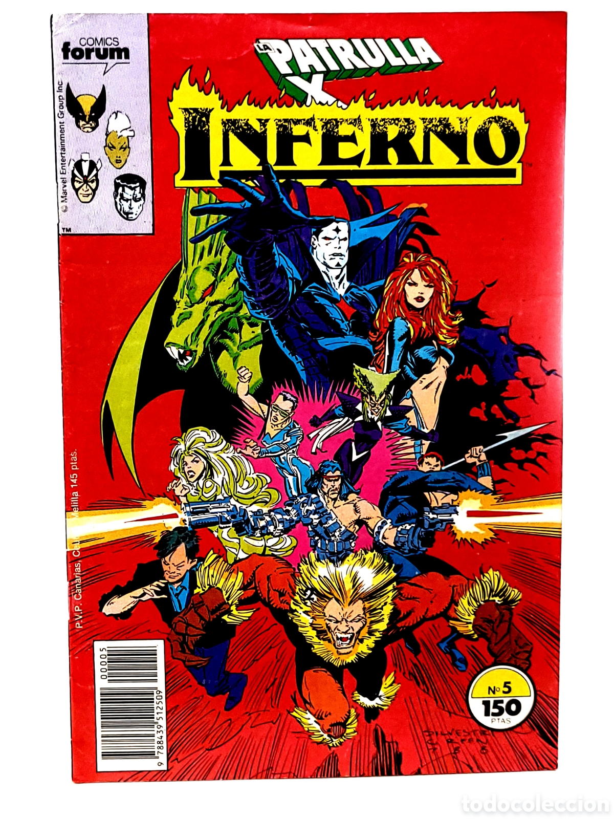 C&oacute;mics: MUY BUEN ESTADO INFERNO 5 FORUM COMICS MARVEL GRAPA - Foto 1