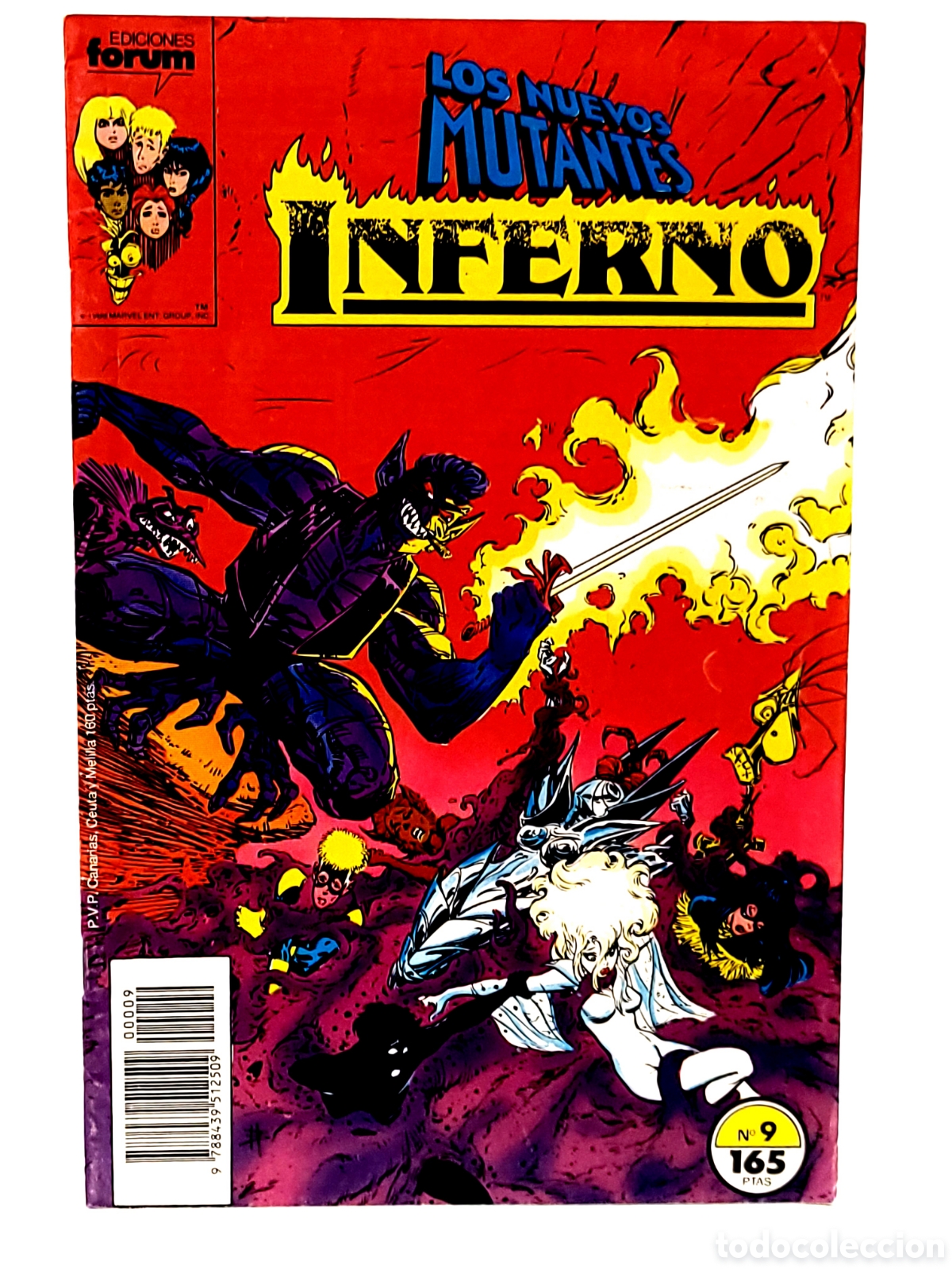C&oacute;mics: MUY BUEN ESTADO INFERNO 9 FORUM COMICS MARVEL GRAPA - Foto 1