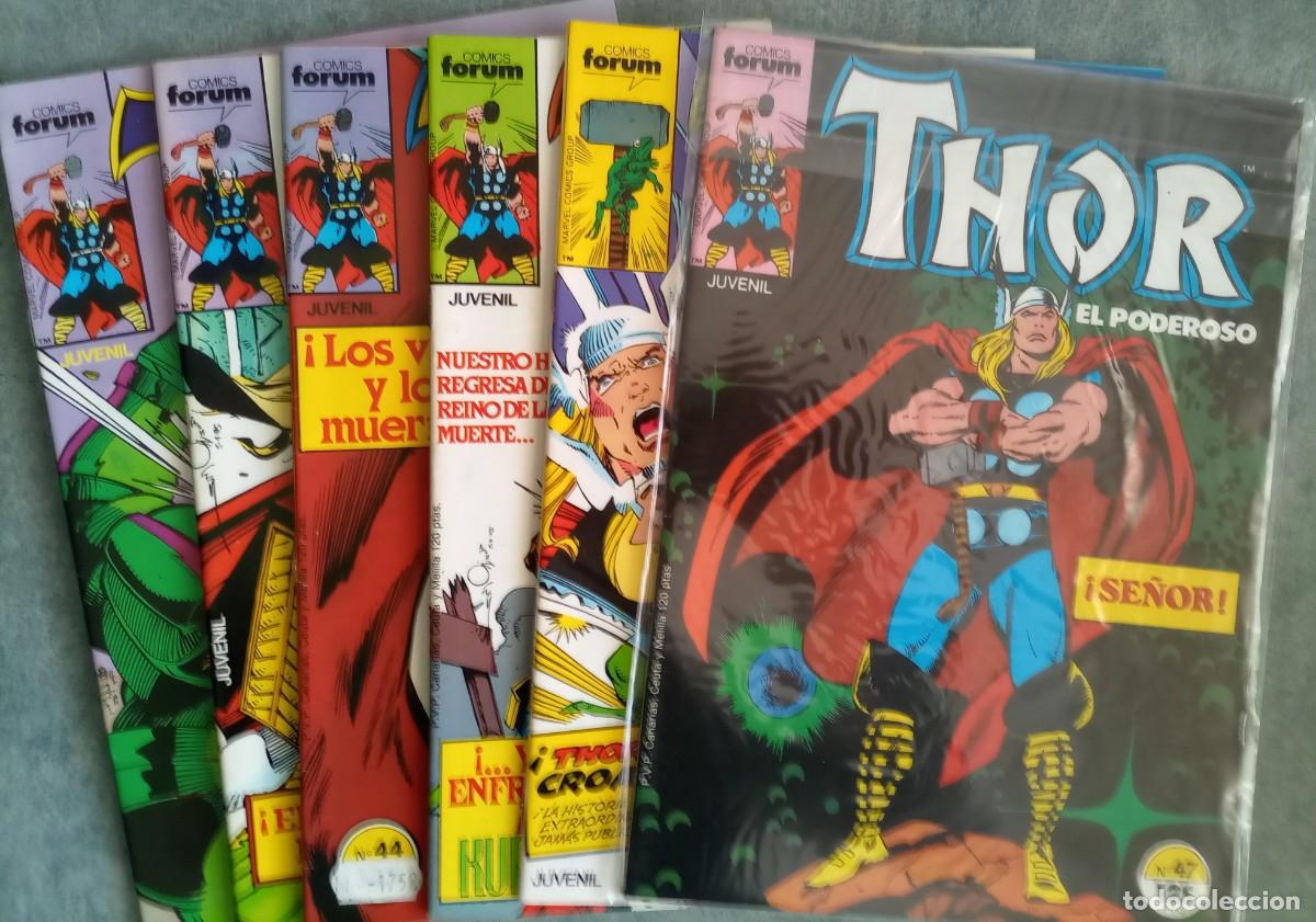 C&oacute;mics: THOR EL PODEROSO VOL. 1. COMICS FORUM. LOTE DE 6 Nos. (del 42 al 47 - formato grapa) - Foto 1