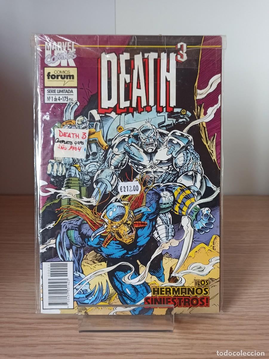 C&oacute;mics: DEATH 3 (Ed. Comics Forum) N&ordm; 1 a 4 (Serie limitada completa) a&ntilde;o 1994 - Foto 1
