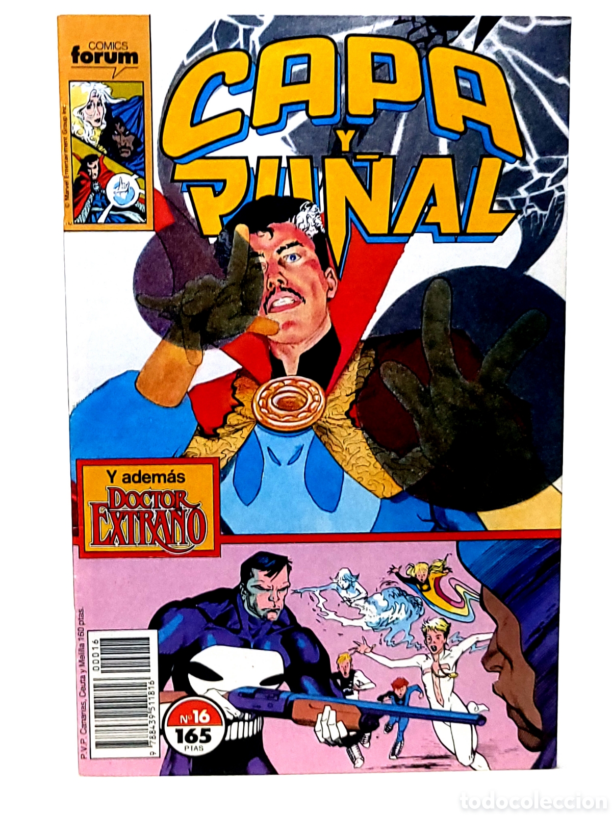 C&oacute;mics: DE KIOSCO CAPA Y PU&Ntilde;AL 16 FORUM COMICS GRAPA MARVEL - Foto 1