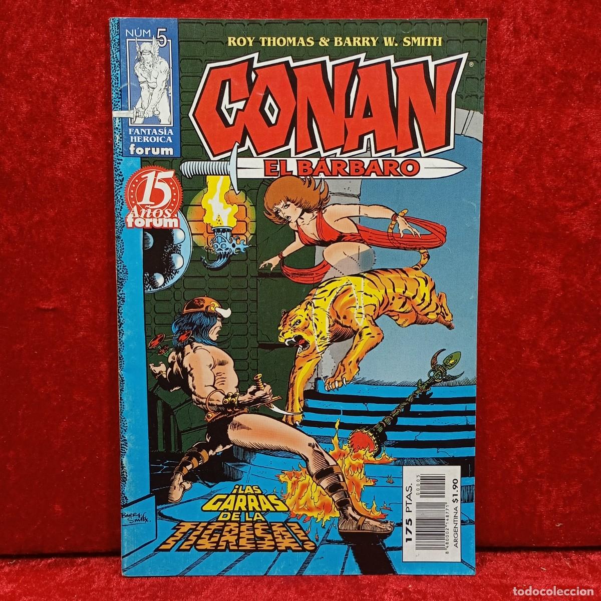 C&oacute;mics: CONAN EL B&Aacute;RBARO - ROY THOMAS & BARRY W. SMITH - FORUM - N&Uacute;M. 5 / CAA - 302 - Foto 1