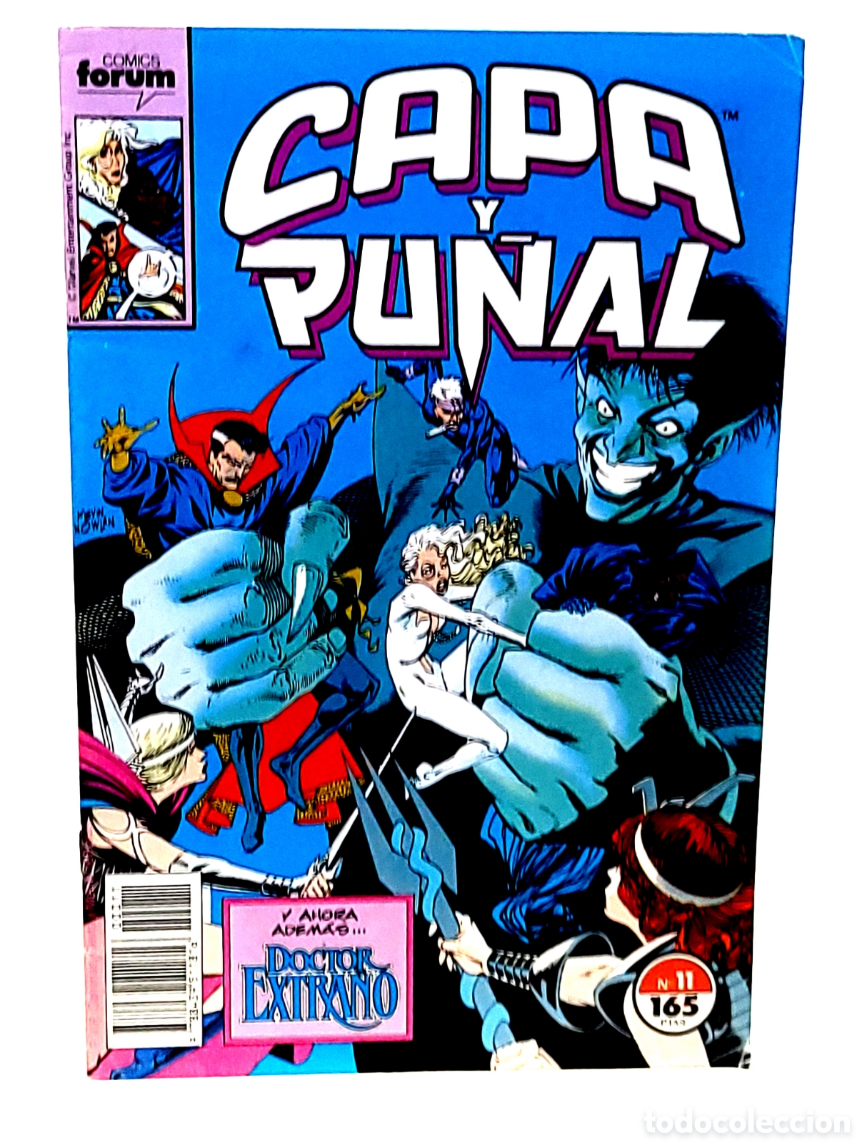 C&oacute;mics: CASI EXCELENTE ESTADO CAPA Y PU&Ntilde;AL 11 FORUM COMICS GRAPA MARVEL - Foto 1