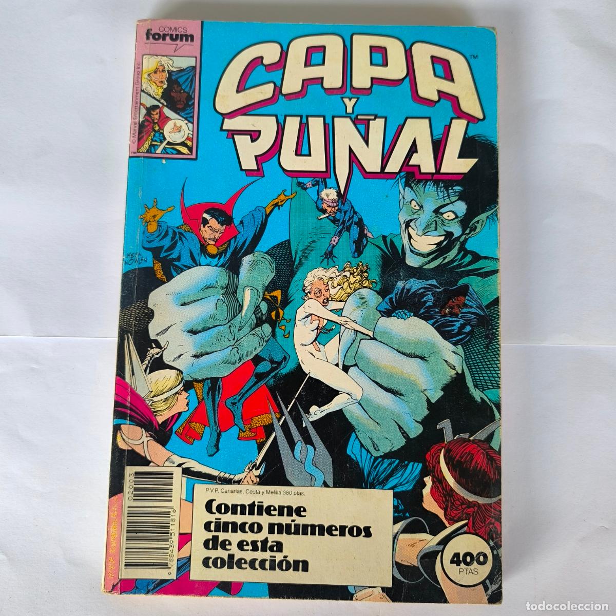 C&oacute;mics: RETAPADO - CAPA Y PU&Ntilde;AL - CONTIENE LOS NUMEROS - DEL 11 AL 15 - FORUM - MARVEL - Foto 1