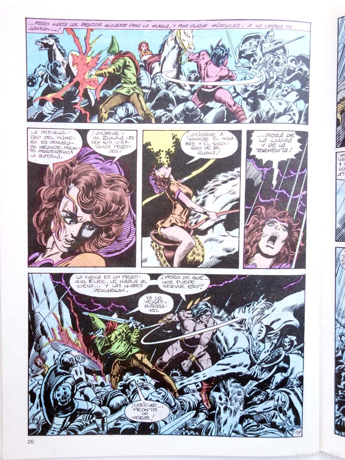 C&oacute;mics: CONAN EL BARBARO 75. UNA ESPADA LLAMADA TORMENTA. Forum, 1985 - Foto 4