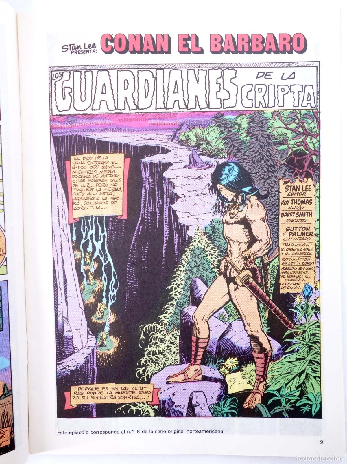 C&oacute;mics: CONAN EL BARBARO 71. LOS GUARDIANES DE LA CRYPTA. Forum, 1985 - Foto 3