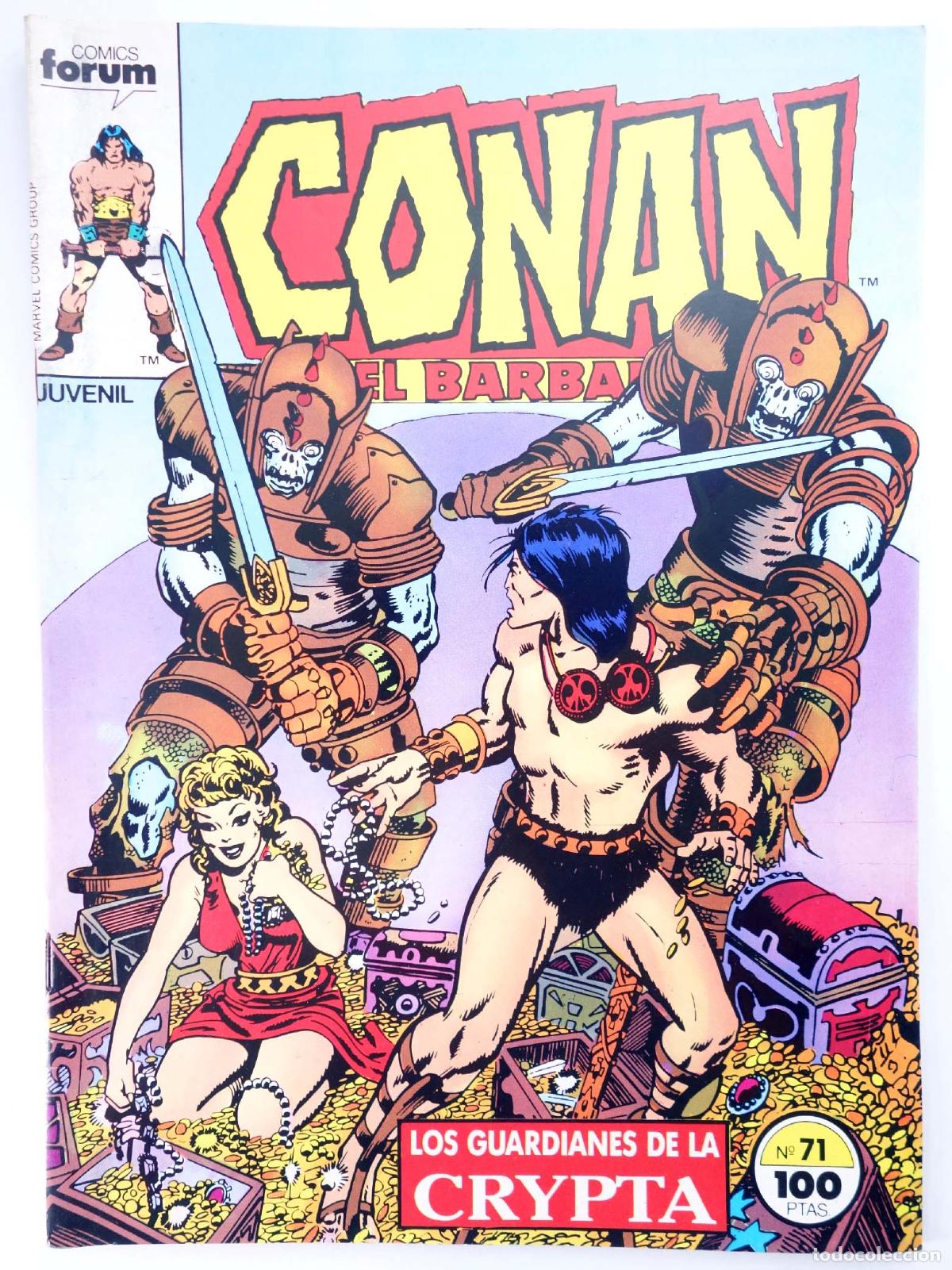 C&oacute;mics: CONAN EL BARBARO 71. LOS GUARDIANES DE LA CRYPTA. Forum, 1985 - Foto 1