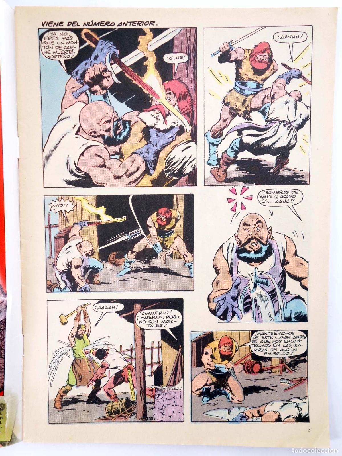 C&oacute;mics: CONAN EL BARBARO 64. LA ESPADA ENJOYADA DE TEM. Forum, 1985 - Foto 4