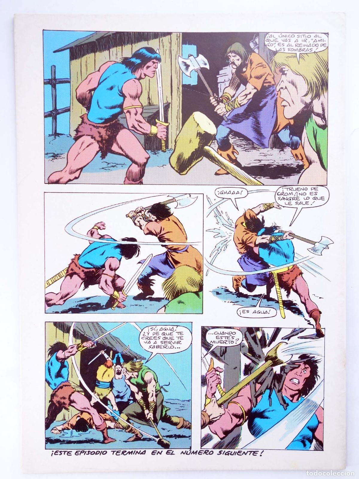 C&oacute;mics: CONAN EL BARBARO 63. EL DESTRUCTOR DE LA LLAMA. Forum, 1985 - Foto 2
