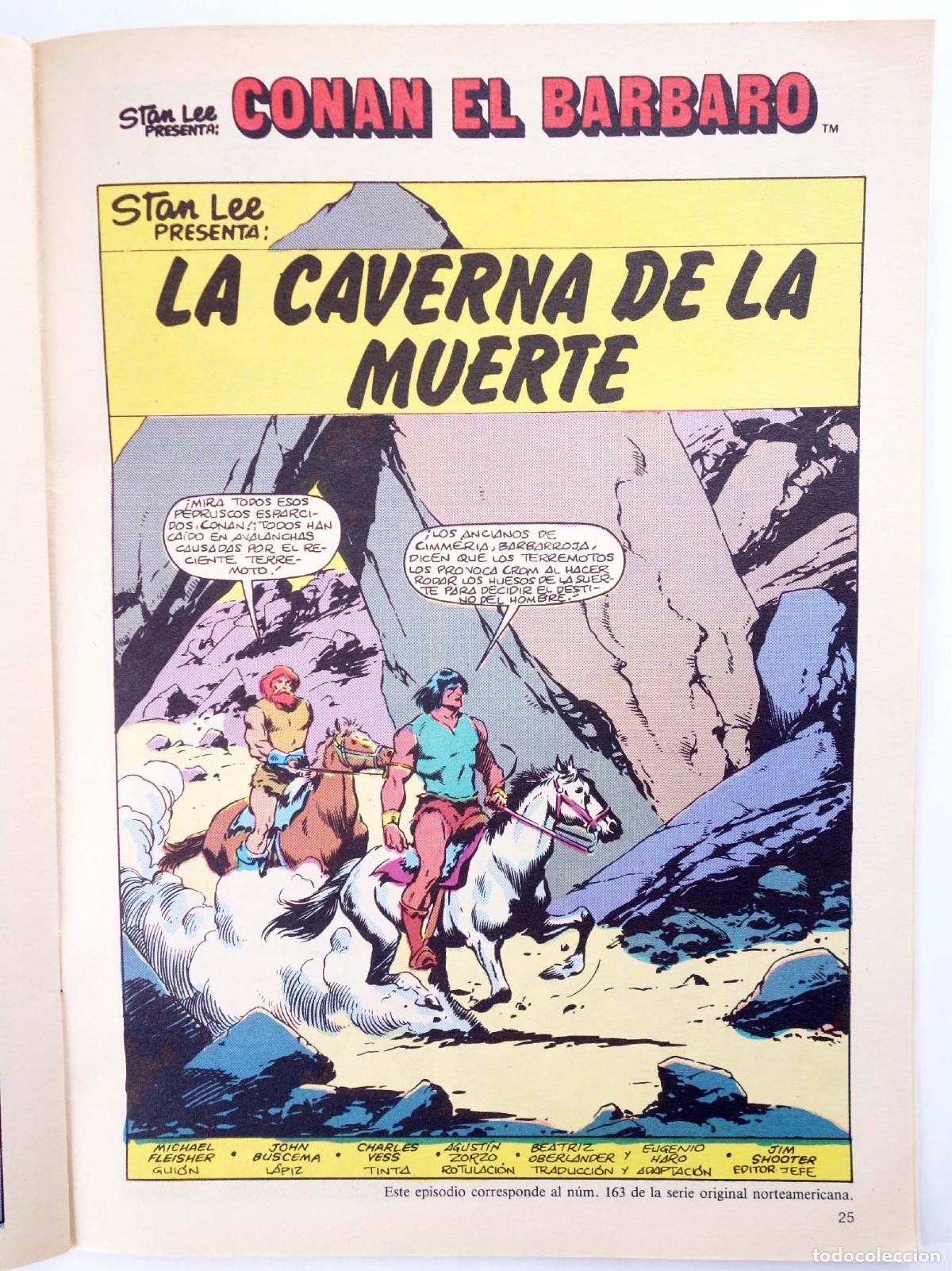 C&oacute;mics: CONAN EL BARBARO 63. EL DESTRUCTOR DE LA LLAMA. Forum, 1985 - Foto 4