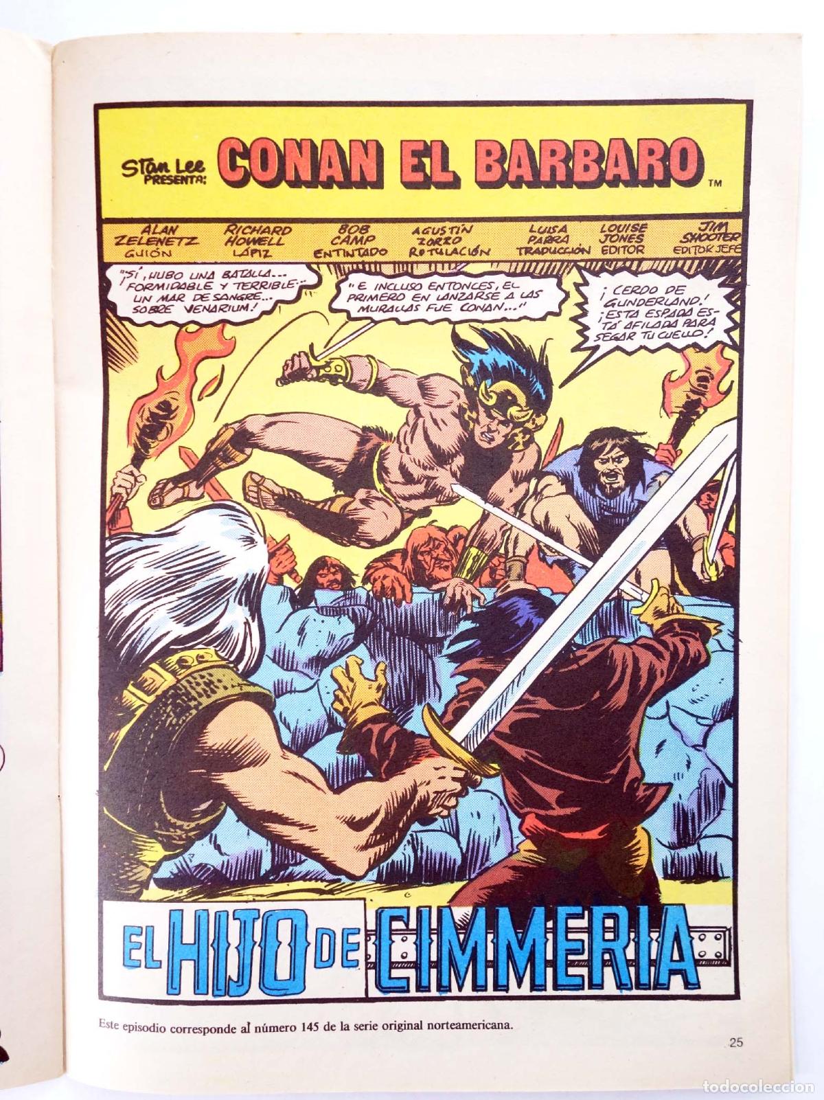 C&oacute;mics: CONAN EL BARBARO 51. LA ESPADA Y LA BESTIA. Forum, 1984 - Foto 4