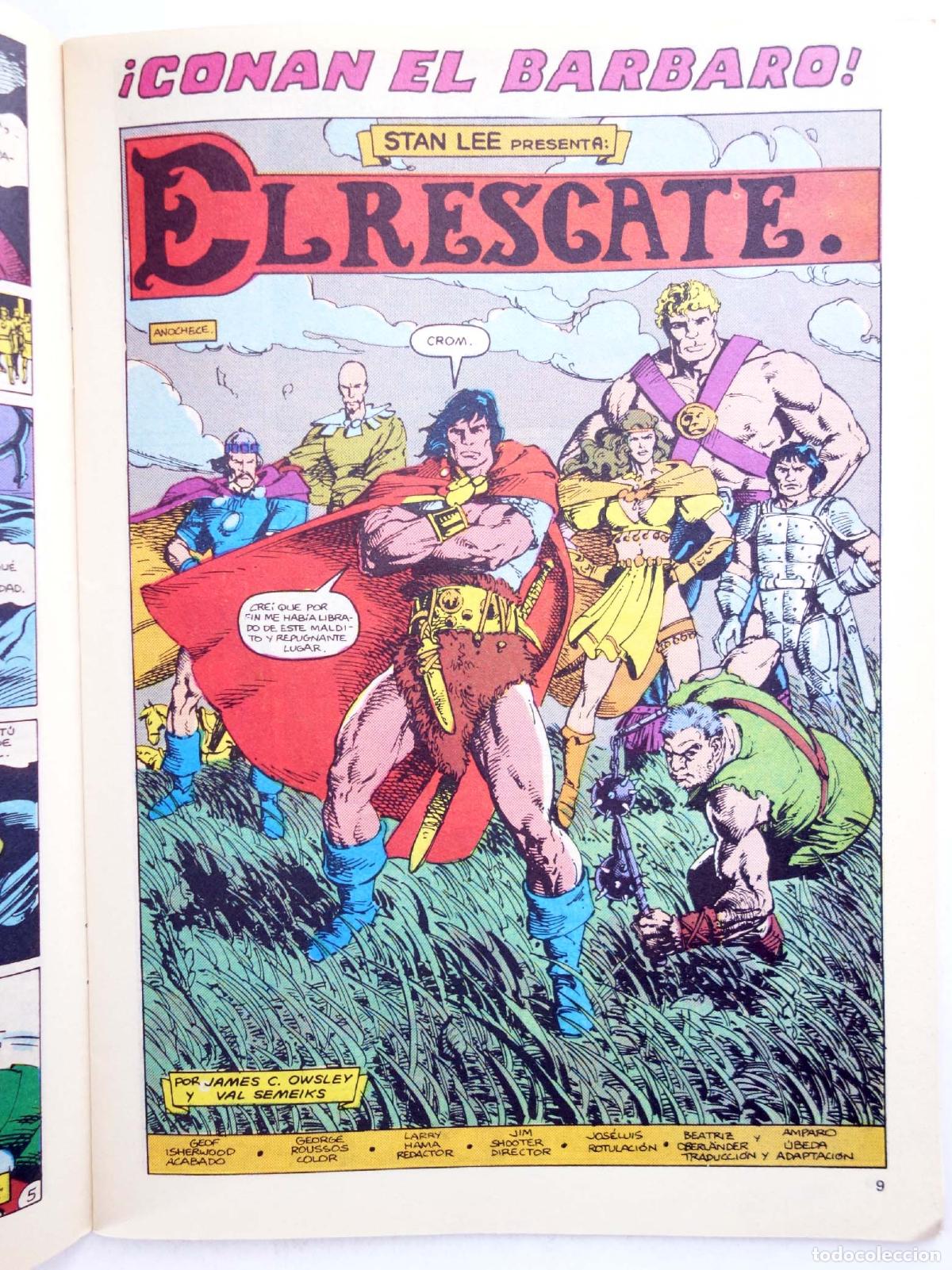 C&oacute;mics: CONAN EL BARBARO 124. EL RESCATE. Forum, 1987 - Foto 4