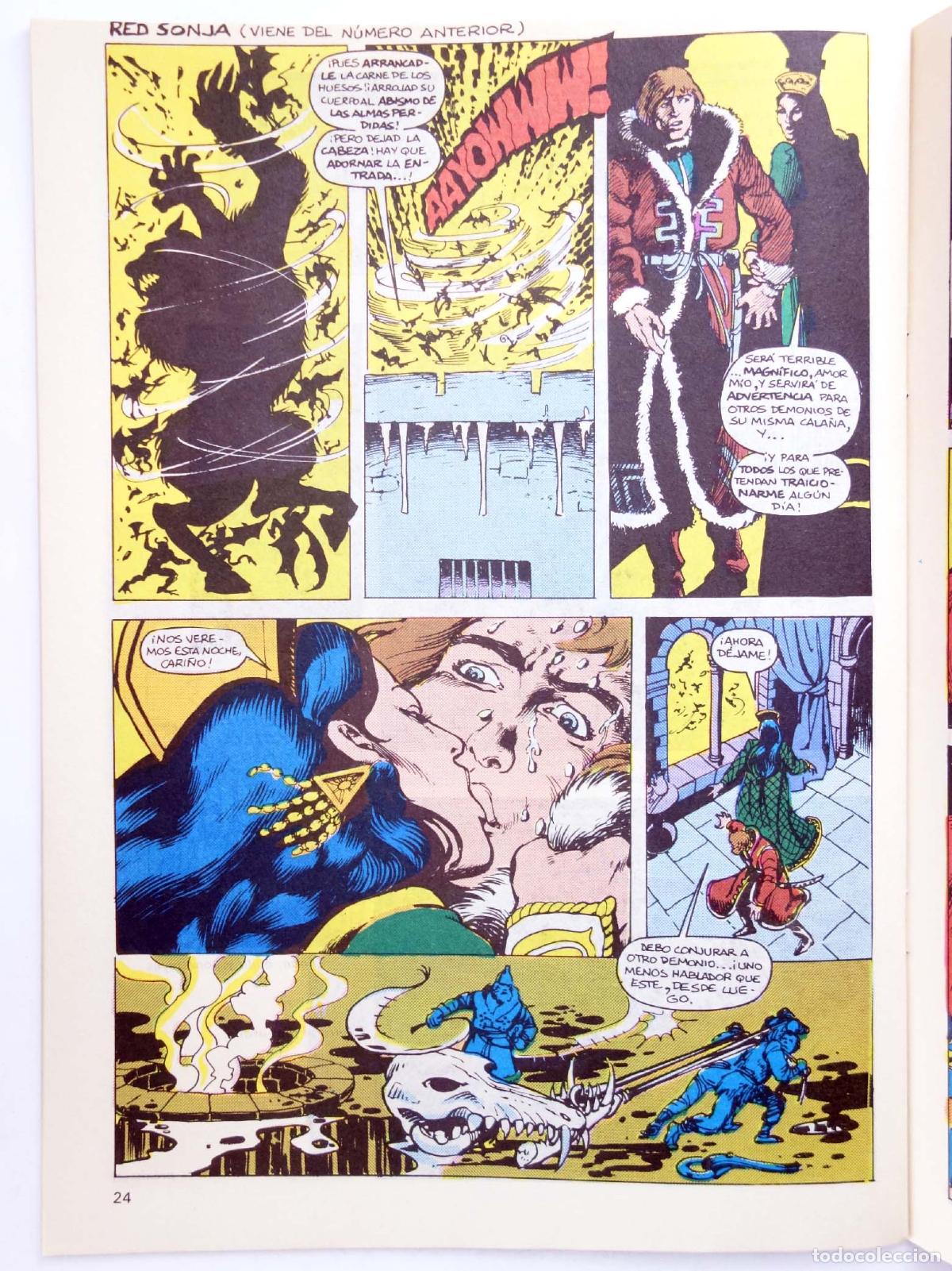 C&oacute;mics: CONAN EL BARBARO 120. LA TIERRA ARDE. Forum, 1987 - Foto 4