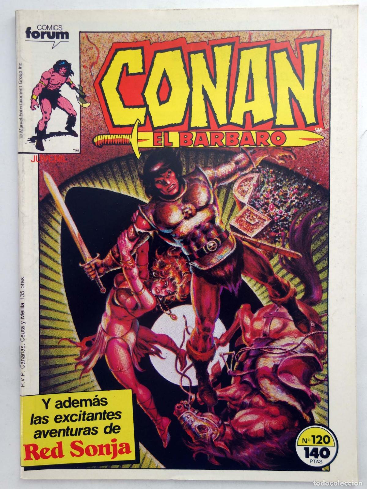 C&oacute;mics: CONAN EL BARBARO 120. LA TIERRA ARDE. Forum, 1987 - Foto 1