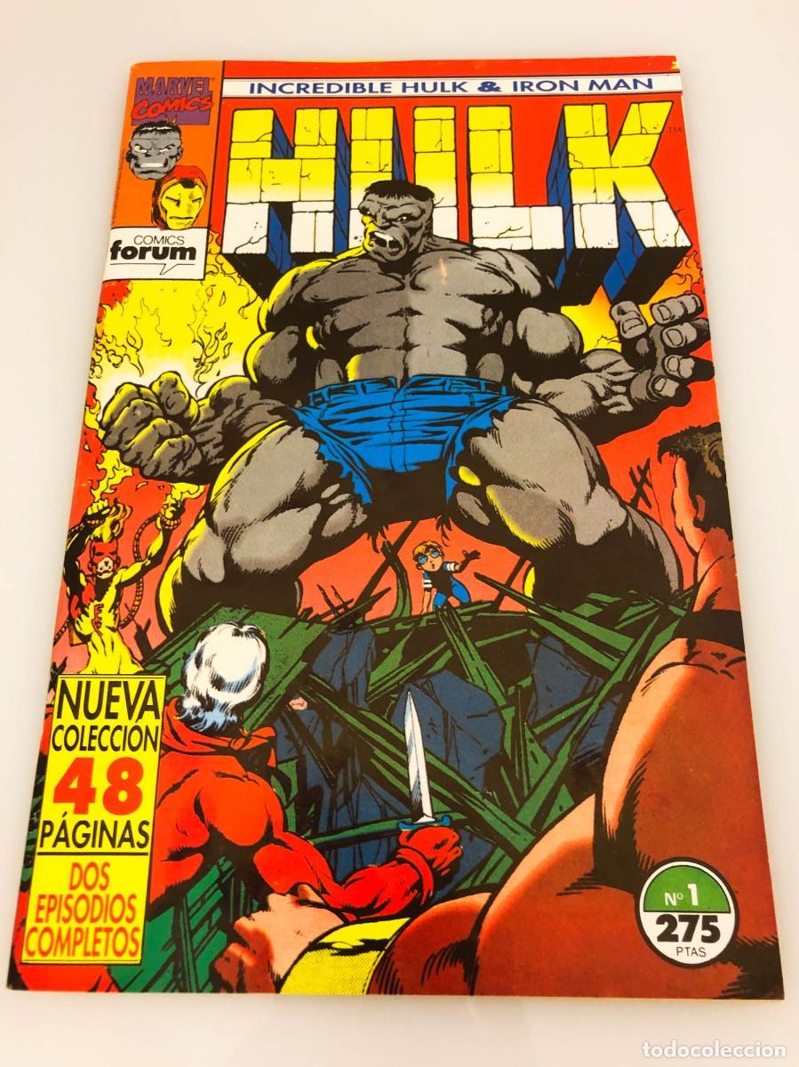 C&oacute;mics: The Incredible Hulk e Iron Man - N&uacute;meros 1 al 5 (1993) - Editorial Forum - Foto 4