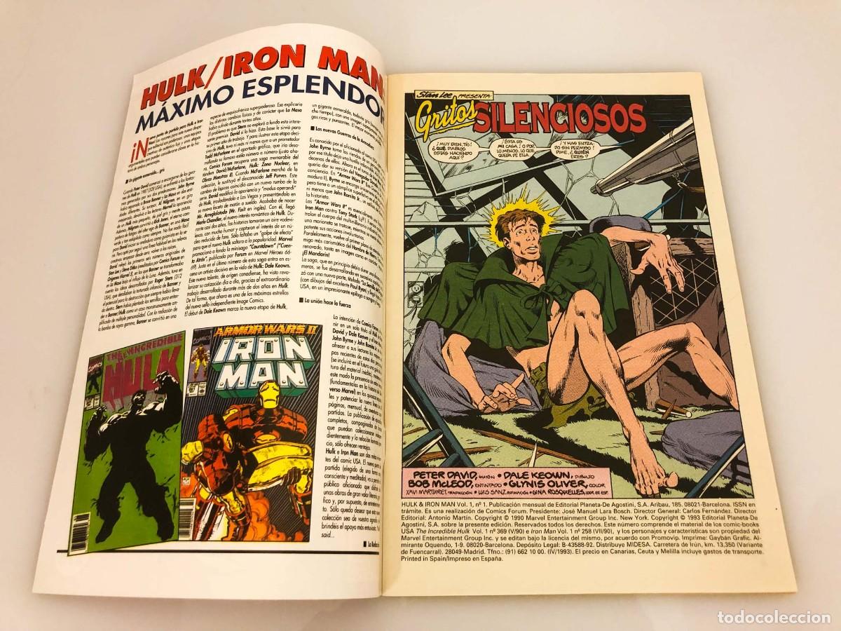 C&oacute;mics: The Incredible Hulk e Iron Man - N&uacute;meros 1 al 5 (1993) - Editorial Forum - Foto 6