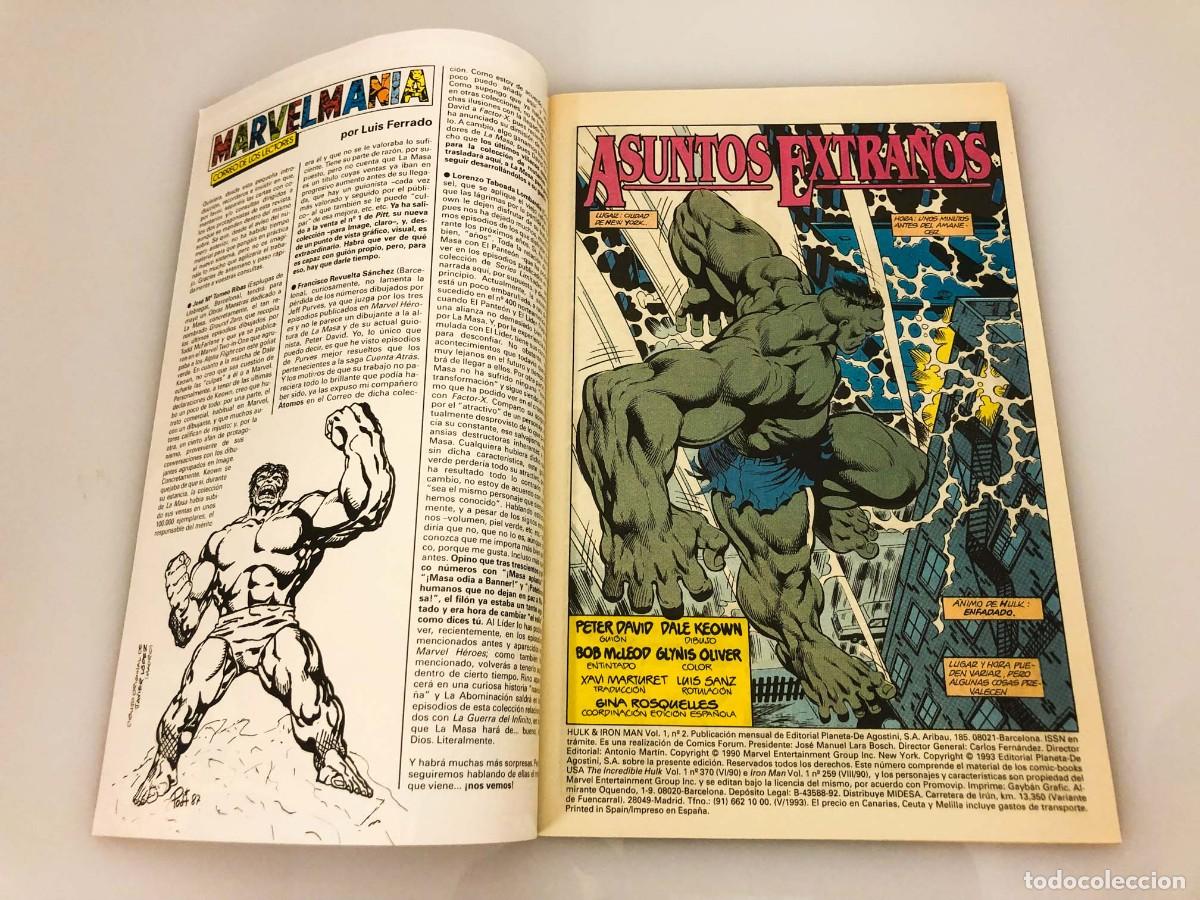 C&oacute;mics: The Incredible Hulk e Iron Man - N&uacute;meros 1 al 5 (1993) - Editorial Forum - Foto 11