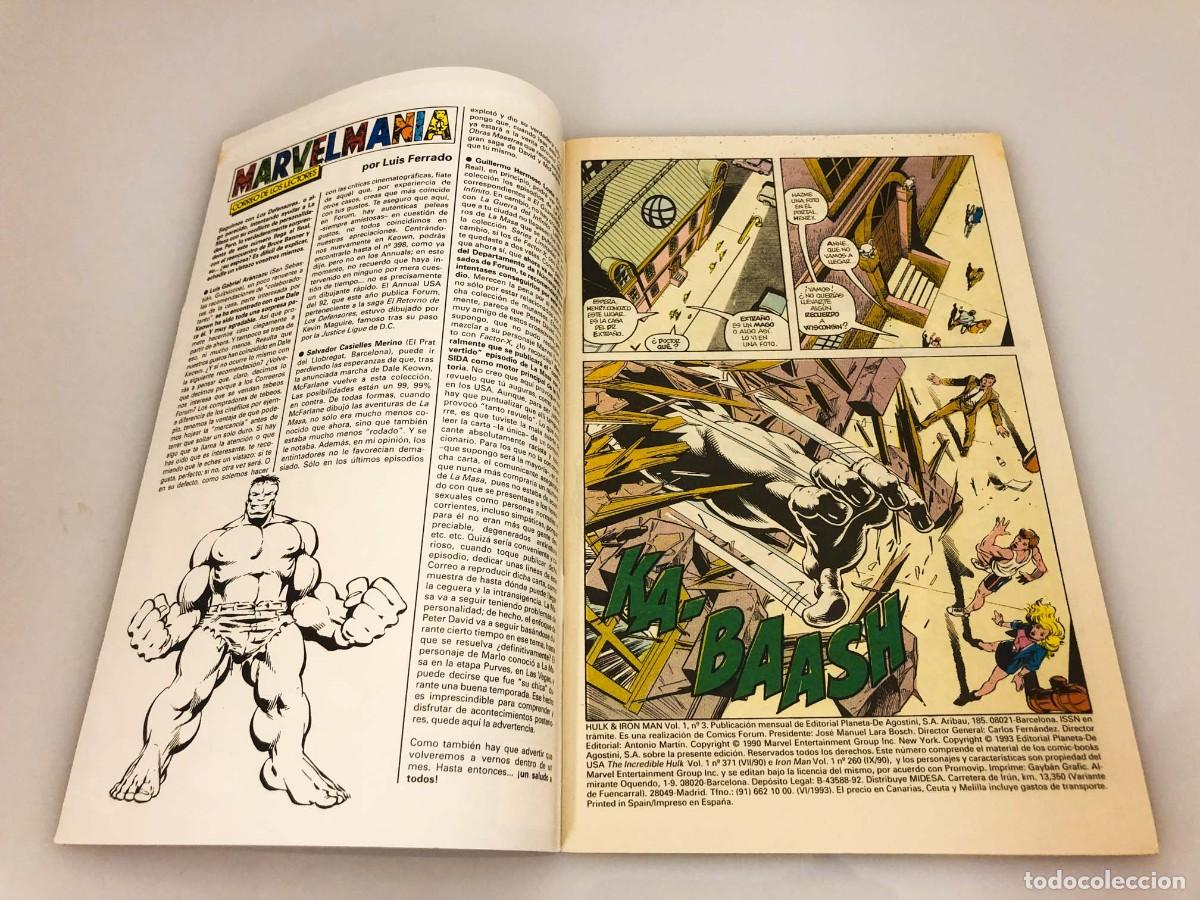 C&oacute;mics: The Incredible Hulk e Iron Man - N&uacute;meros 1 al 5 (1993) - Editorial Forum - Foto 16