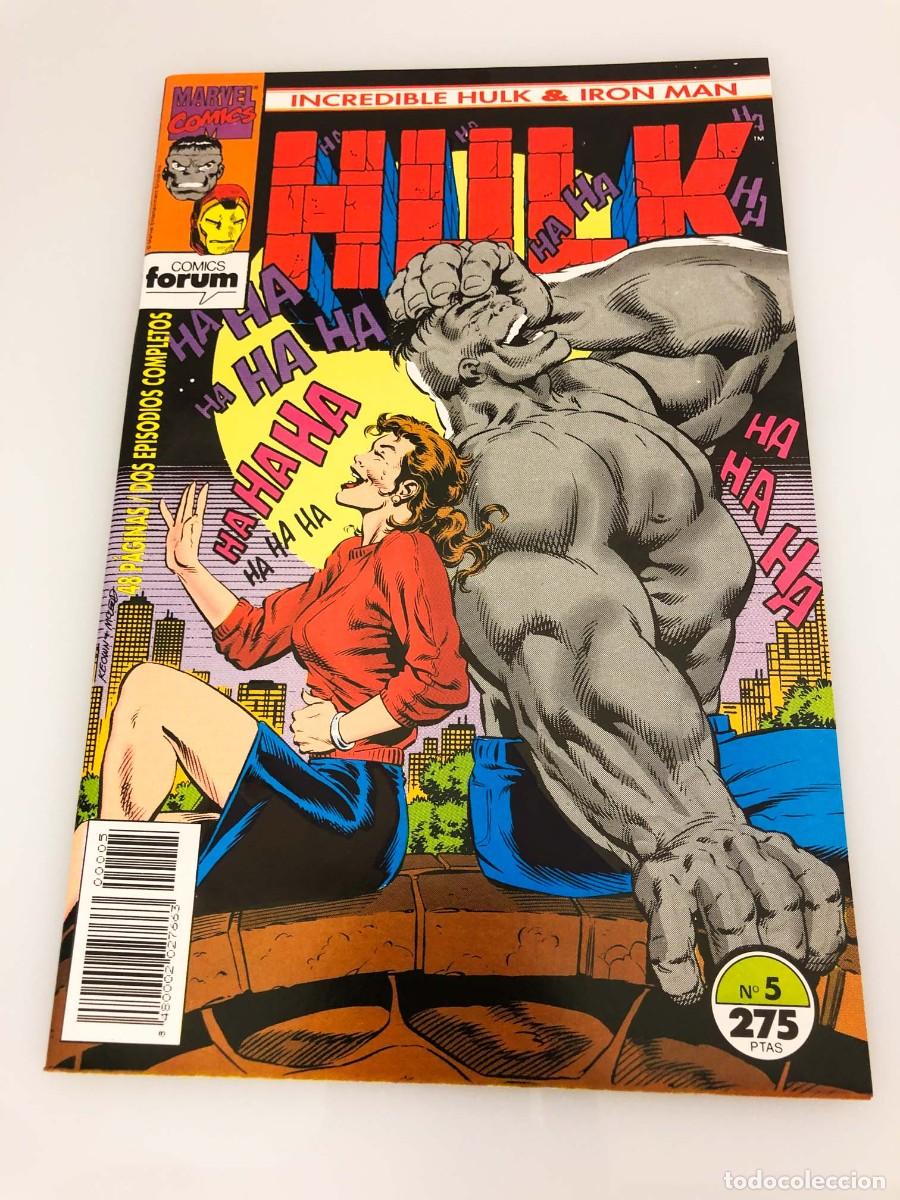 C&oacute;mics: The Incredible Hulk e Iron Man - N&uacute;meros 1 al 5 (1993) - Editorial Forum - Foto 23