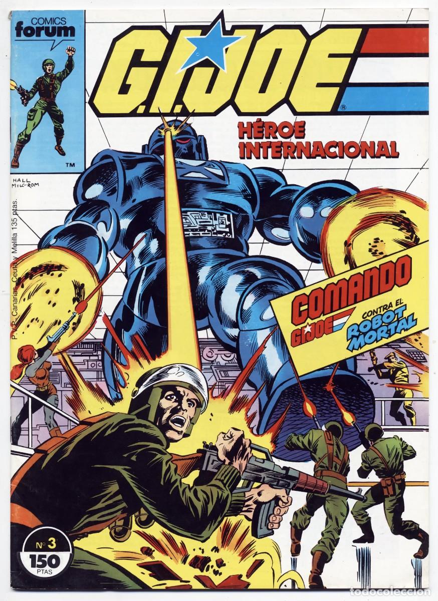 C&oacute;mics: COMIC COMANDO GIJOE N&ordm; 3 FORUM MARVEL COMICS 1987 BUEN ESTADO - Foto 1